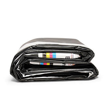 13' x 34' - Reused Vinyl Tarp (Black)