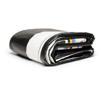 13' x 24' - Reused Vinyl Tarp (Black)