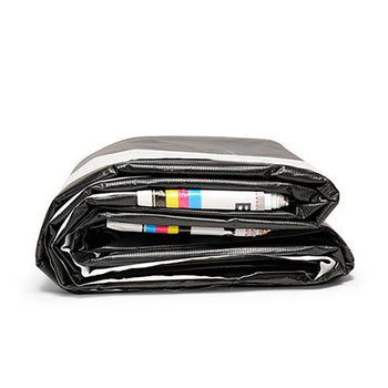 8' x 25' - Reused Vinyl Tarp (Black)