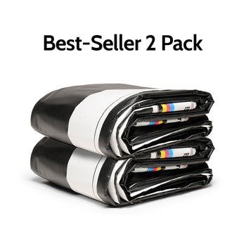 Best-Seller Bundle: 14' x 48' - Reused Vinyl Tarp (Black)