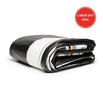 14' x 48' - Reused Vinyl Tarp (Black)