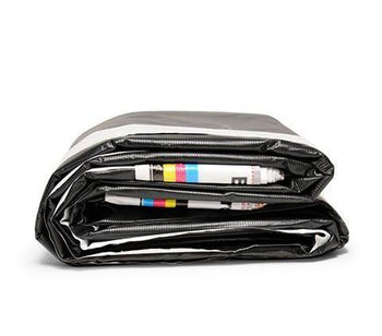 19' x 60' - Reused Vinyl Tarp (Black)