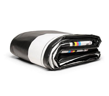 Best-Seller Bundle: 14' x 48' - Reused Vinyl Tarp (Black)