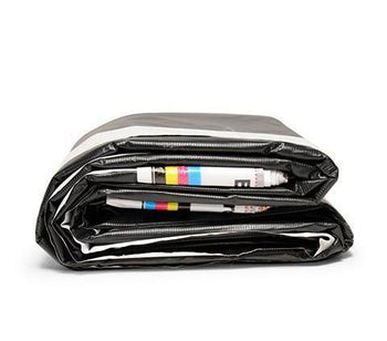 19' x 60' - Reused Vinyl Tarp (Black)