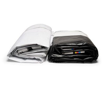 16' x 20' - Reused Vinyl Tarp (Black)