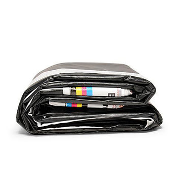 15' x 55' - Reused Vinyl Tarp (Black)