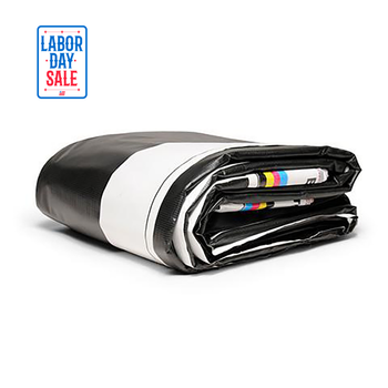 11' x 23' - Reused Vinyl Tarp (Black)